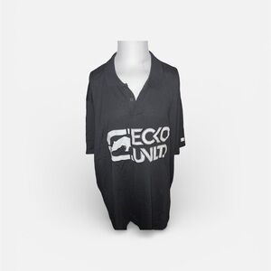 Ecko Unlimited Black Polo with White Logo
